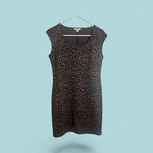 Nine West Animal Print Mini Dress